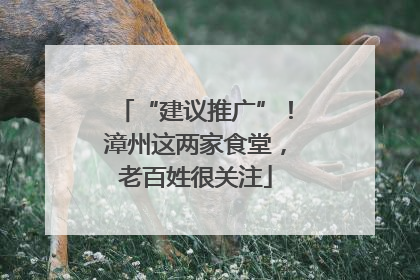“建议推广”！漳州这两家食堂，老百姓很关注