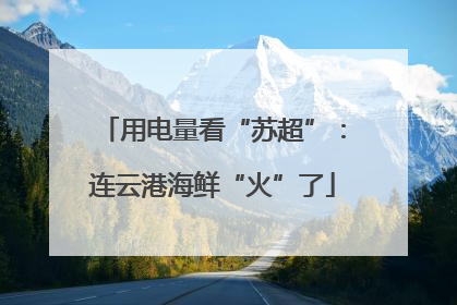 用电量看“苏超”：连云港海鲜“火”了