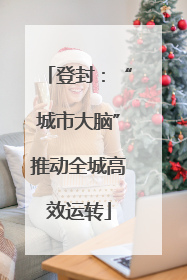 登封：“城市大脑”推动全城高效运转
