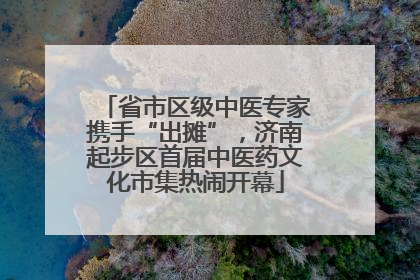 省市区级中医专家携手“出摊”，济南起步区首届中医药文化市集热闹开幕