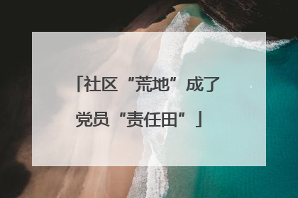 社区“荒地”成了党员“责任田”