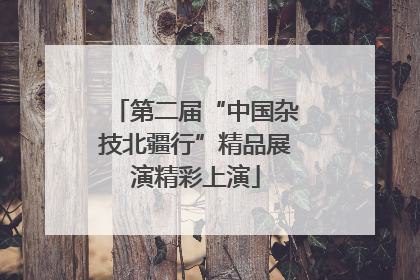 第二届“中国杂技北疆行”精品展演精彩上演