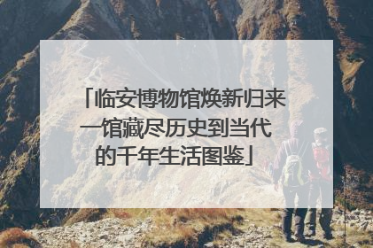 临安博物馆焕新归来 一馆藏尽历史到当代的千年生活图鉴