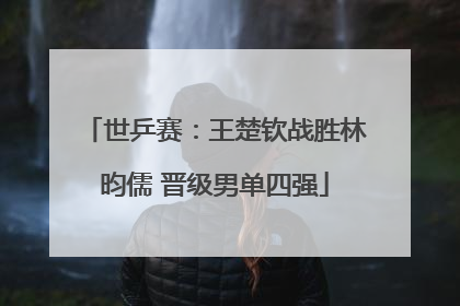 世乒赛：王楚钦战胜林昀儒 晋级男单四强