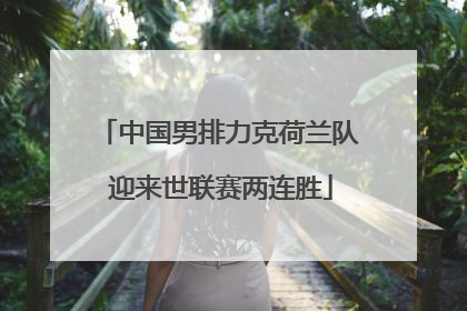 中国男排力克荷兰队 迎来世联赛两连胜