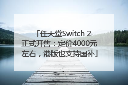 任天堂Switch 2正式开售：定价4000元左右，港版也支持国补