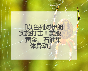 以色列对伊朗实施打击！美股、黄金、石油集体异动