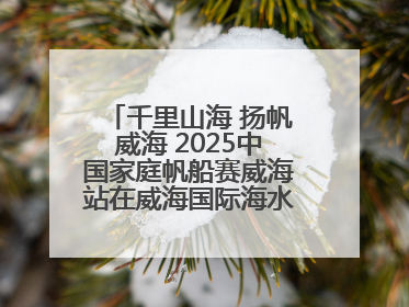 千里山海 扬帆威海 2025中国家庭帆船赛威海站在威海国际海水浴场起航