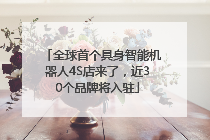 全球首个具身智能机器人4S店来了，近30个品牌将入驻