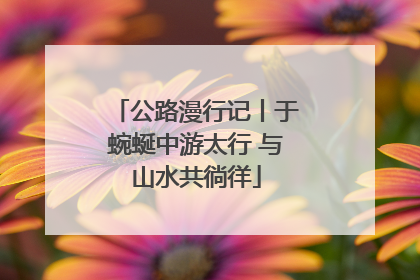 公路漫行记丨于蜿蜒中游太行 与山水共徜徉