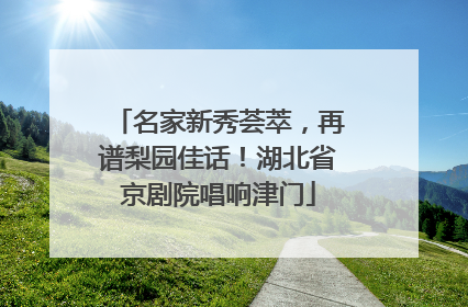 名家新秀荟萃，再谱梨园佳话！湖北省京剧院唱响津门
