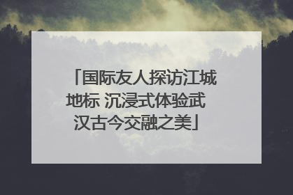 国际友人探访江城地标 沉浸式体验武汉古今交融之美
