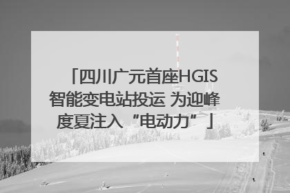 四川广元首座HGIS智能变电站投运 为迎峰度夏注入“电动力”