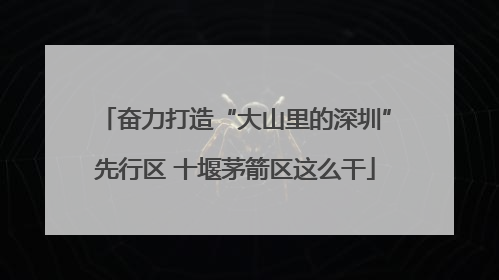 奋力打造“大山里的深圳”先行区 十堰茅箭区这么干