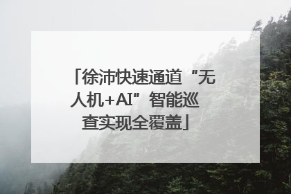 徐沛快速通道“无人机+AI”智能巡查实现全覆盖