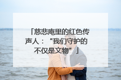慈悲庵里的红色传声人：“我们守护的不仅是文物”