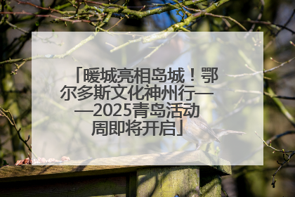 暖城亮相岛城！鄂尔多斯文化神州行——2025青岛活动周即将开启