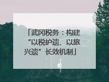 武冈税务：构建“以税护遗、以旅兴遗”长效机制