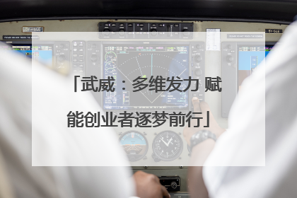 武威：多维发力 赋能创业者逐梦前行