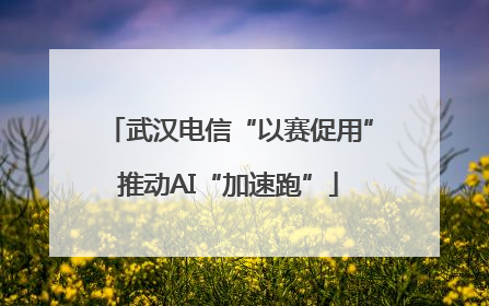 武汉电信“以赛促用”推动AI“加速跑”