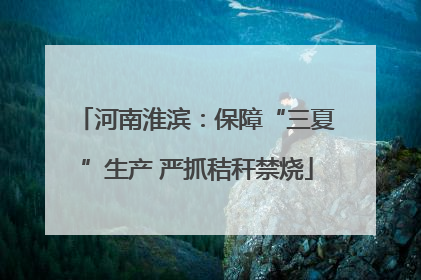 河南淮滨：保障“三夏”生产 严抓秸秆禁烧