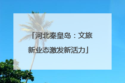 河北秦皇岛：文旅新业态激发新活力