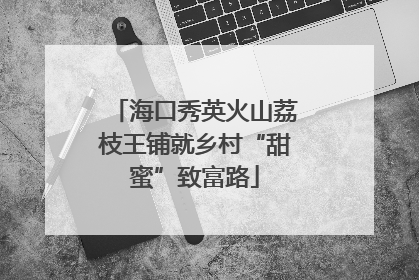 海口秀英火山荔枝王铺就乡村“甜蜜”致富路