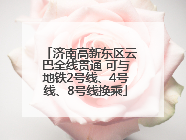 济南高新东区云巴全线贯通 可与地铁2号线、4号线、8号线换乘