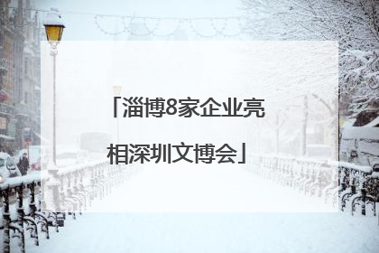 淄博8家企业亮相深圳文博会