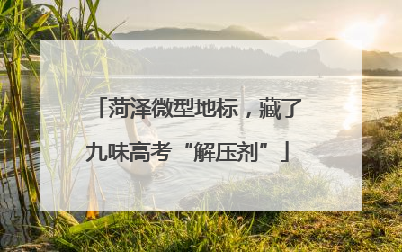 菏泽微型地标，藏了九味高考“解压剂”