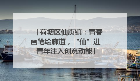 荷塘区仙庾镇：青春画笔绘廊道，“仙”进青年注入创意动能