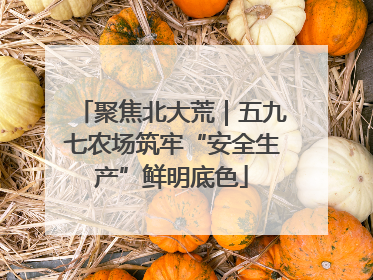 聚焦北大荒｜五九七农场筑牢“安全生产”鲜明底色
