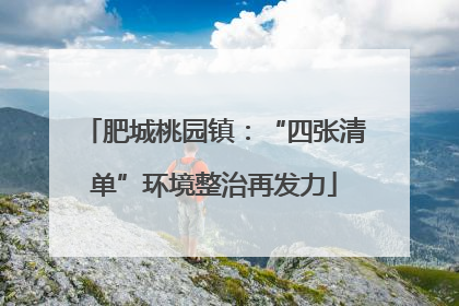 肥城桃园镇：“四张清单”环境整治再发力