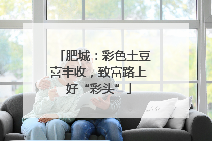 肥城：彩色土豆喜丰收，致富路上好“彩头”