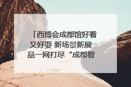 西博会成都馆好看又好耍 新场景新展品一网打尽“成都智造”｜西博视界