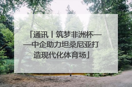 通讯丨筑梦非洲杯——中企助力坦桑尼亚打造现代化体育场