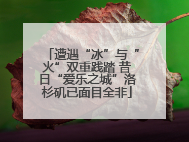 遭遇“冰”与“火”双重践踏 昔日“爱乐之城”洛杉矶已面目全非
