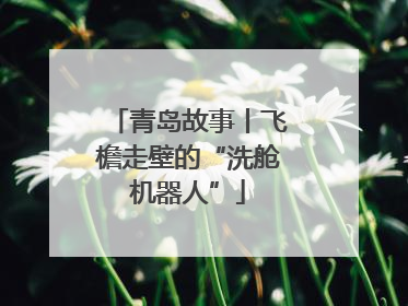 青岛故事丨飞檐走壁的“洗舱机器人”