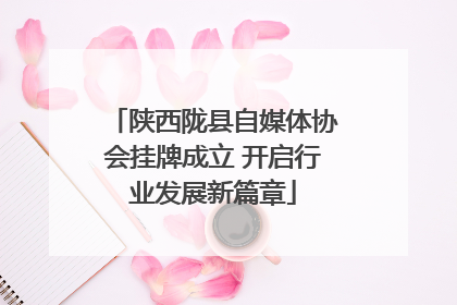 陕西陇县自媒体协会挂牌成立 开启行业发展新篇章