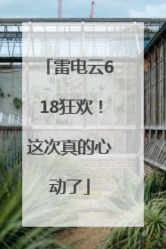 雷电云618狂欢！这次真的心动了