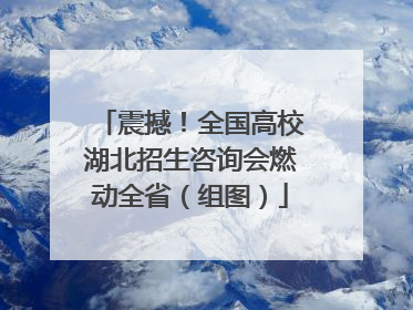 震撼！全国高校湖北招生咨询会燃动全省（组图）