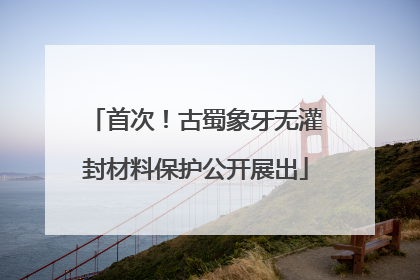 首次！古蜀象牙无灌封材料保护公开展出