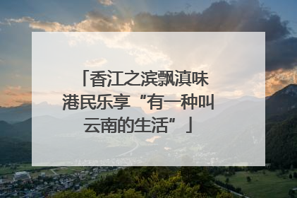 香江之滨飘滇味 港民乐享“有一种叫云南的生活”
