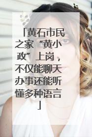 黄石市民之家“黄小政”上岗，不仅能聊天办事还能听懂多种语言
