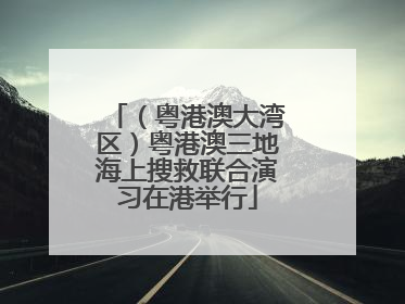 （粤港澳大湾区）粤港澳三地海上搜救联合演习在港举行
