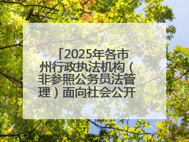 2025年各市州行政执法机构（非参照公务员法管理）面向社会公开招聘工作人员笔试加分人员公示