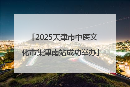 2025天津市中医文化市集津南站成功举办