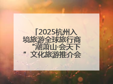 2025杭州入境旅游全球旅行商“潮萧山·会天下”文化旅游推介会成功举办
