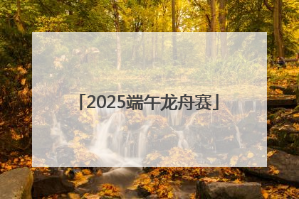 2025端午龙舟赛