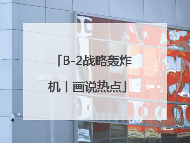 B-2战略轰炸机丨画说热点